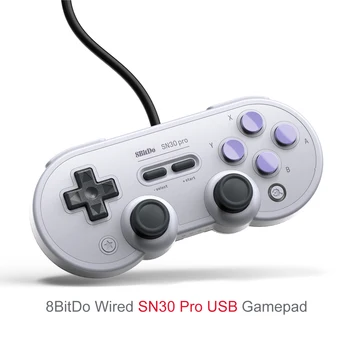 

Original Game Pad 8BitDo Wired SN30 Pro USB Gamepad Controller for Nintendo Switch Windows Raspberry Pi SN Edition