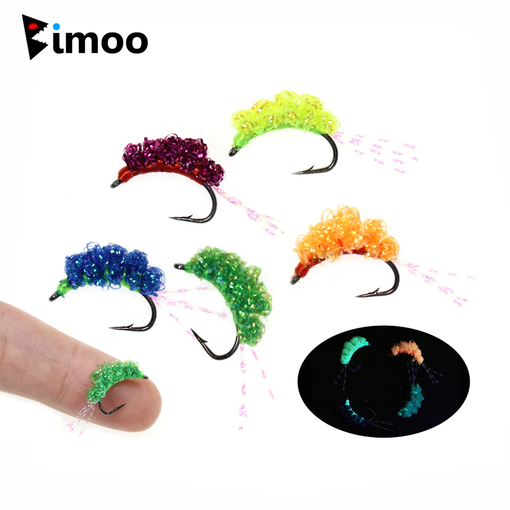 12 Minnow Blue Crystal Egg Flies Size 8 Hook 12 Minnow Blue Crystal Egg Flies Size 8 Hook