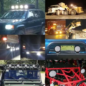 

Replacement Work Lights Round Driving for off-road ATV SUV trucks Accessory