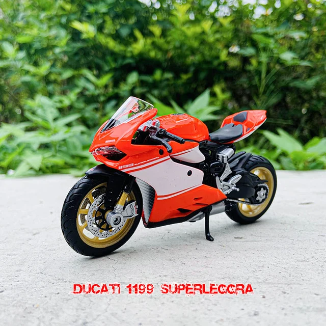 Maisto 1:18 16 styles Ducati Hypermotard original authorized simulation alloy motorcycle model toy car gift collection 1199 Superleggra