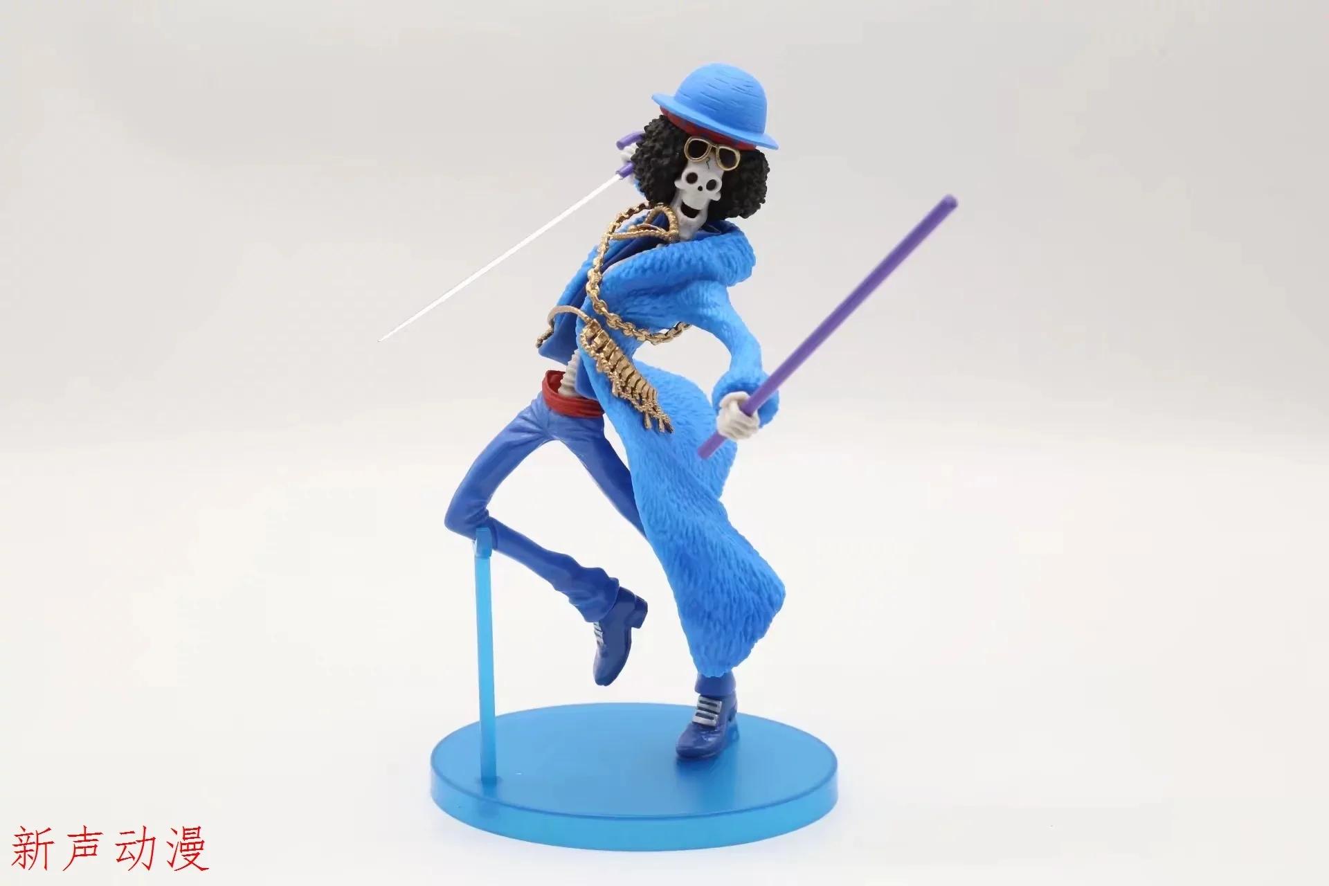 

Anime One Piece Toy a Reward E Reward 20th Twenty Anniversary Blue Clothes Brooke Garage Kit