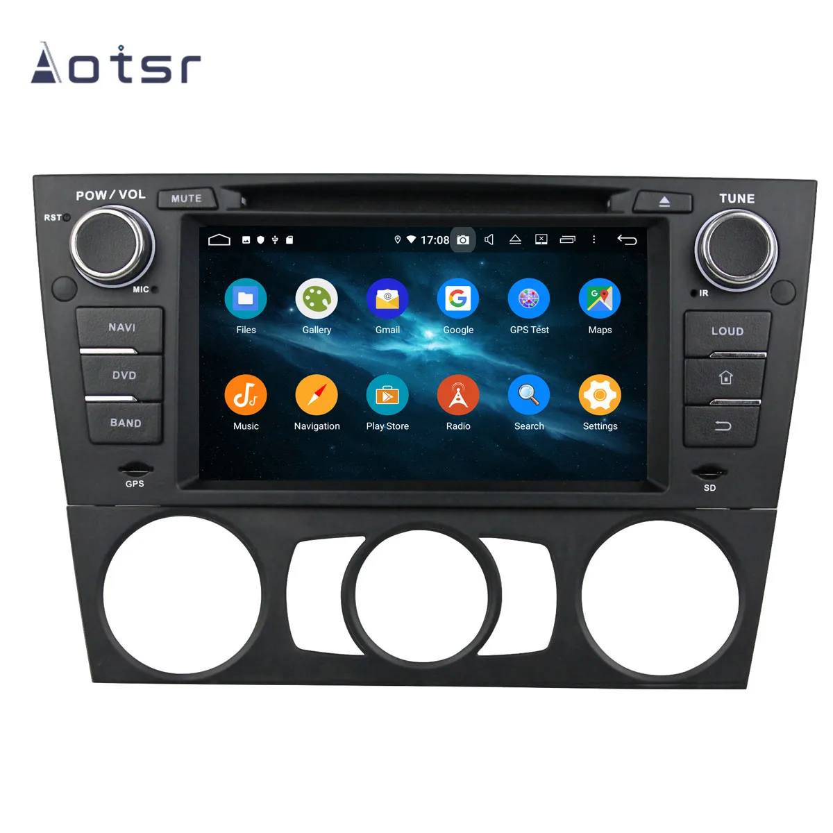 AOTSR 9 дюймов Android 9,0 gps навигация автомобиля DVD радио плеер для E90 салун/E91/E92/E93 2005-2012 мультимедиа плеер магнитофон