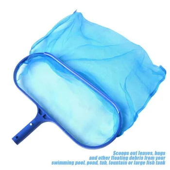 

Swimming Pool Pond Hot Tub Mesh Leaf Deep Net Skimmer Rake Mesh Durable Cleaning Tool TUE88