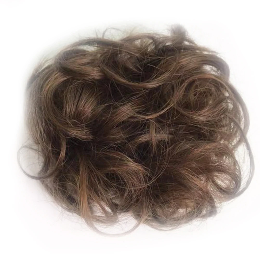 Женские волосы булочка для наращивания волнистые кудрявые грязный парик Свадебные невесты эластичные волосы уход за волосами Аксессуары для укладки