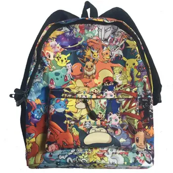 

Pokemon Backpack Pikachu Galaxy Universe Multicolor Casual Fashion Boys Girls Teenagers School Book Bags Women Men Mochila Bolsa