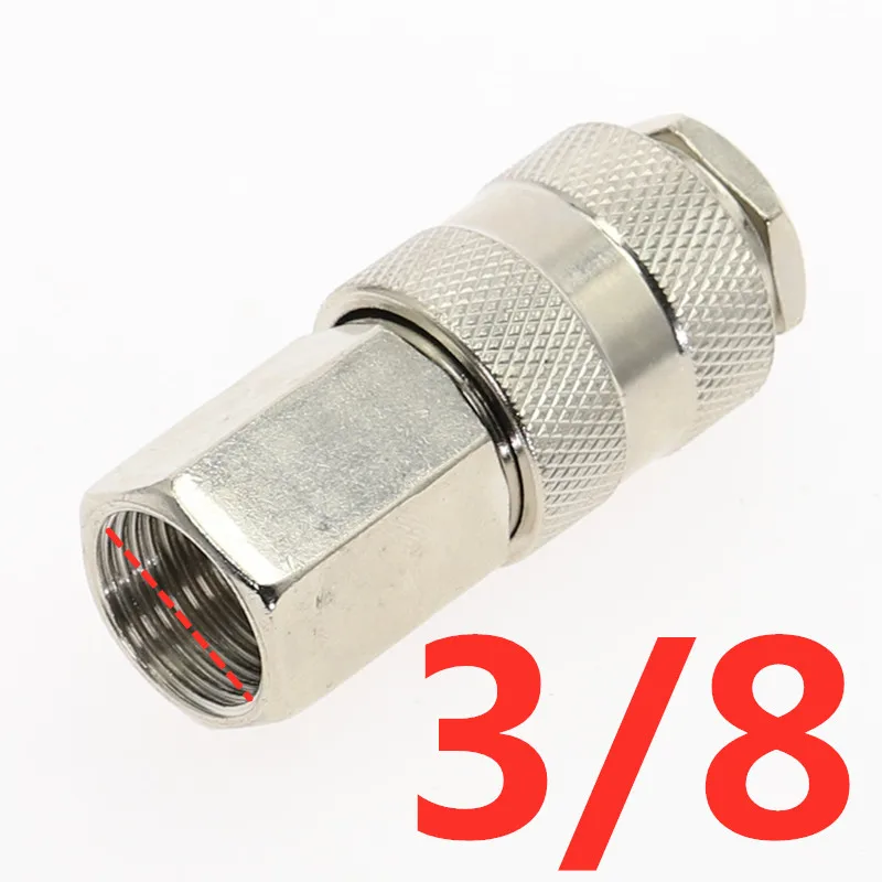 2 Attacchi Rapidi PCL Femmina Per Aria Compressa - 3/8'' BSP - AB Tools FT019