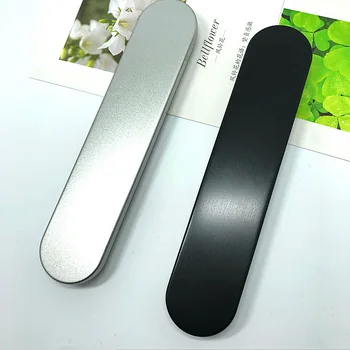 

Rectangular horse mouth stylus box sign metal copper metal pen box