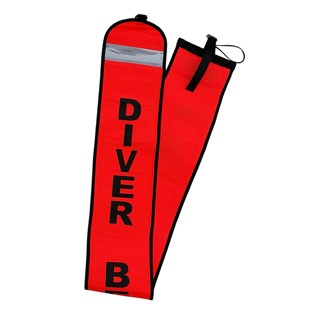 

Safety Sausage Surface Marker Buoy SMB For Underwater Scuba Diving - Orange