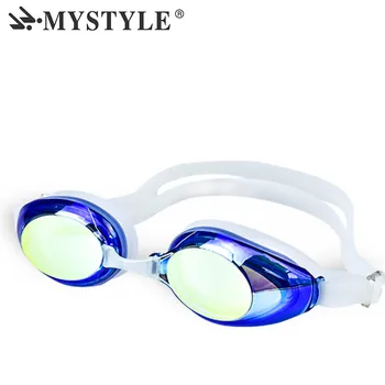 

Women Swimming Goggles Anti Fog Uv Men Nose Bridge Adjustable Plating Waterproof Swim Glasses Professional Adult Eyewear Earplug