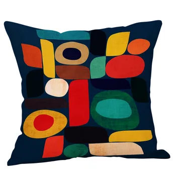 

#L5 Geometric Nordic Cushion Cover decorative cushion Throw Pillow Cover Polyester Cushion Case Sofa Bed Decorative Pillowcase