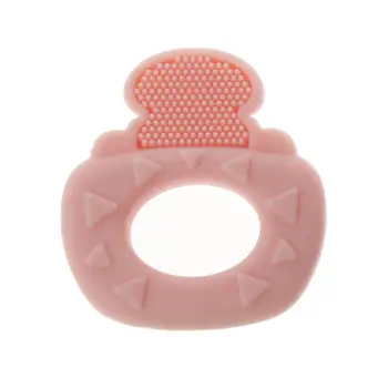 

Silicone Teether Baby Teething Toy Baby BPA Free Pendant Nursing Necklace Toddler Toys Chew CORB