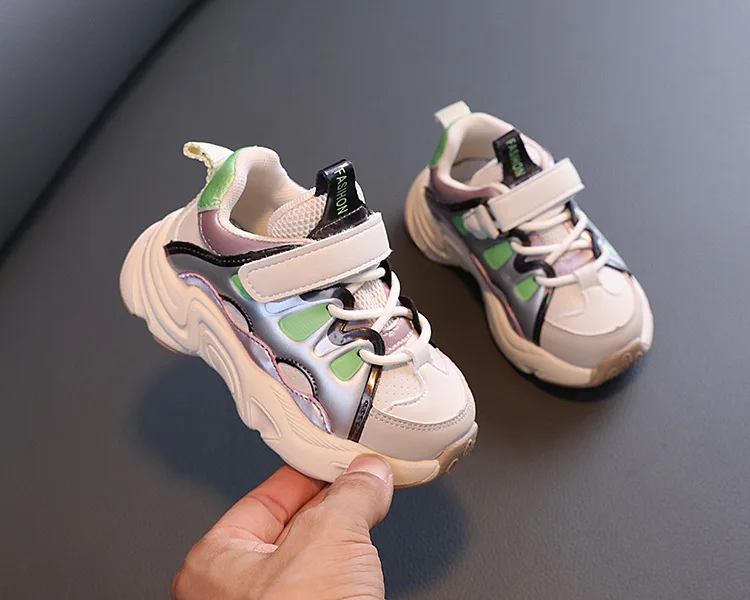 Sapatos para a Criança Tênis ao ar Novo Outono Crianças Respirável Bebê Meninas Meninos Livre Moda Tênis Tamanho 21-25 2022 6 Cheap Tênis