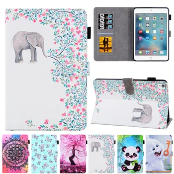 

For Apple iPad 10.2 inch 2019 Case Cartoon Elephant Leather Cover For iPad Air 3 7th Generation A2200 A2198 A2232 Cover Cases