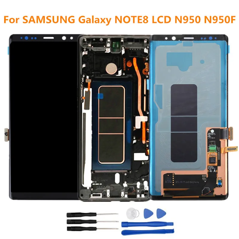 

AMOLED For Samsung Galaxy Note 8 N9500 N950FD N950U N900D N900DS Lcd Display Touch Screen Digitizer Assembly