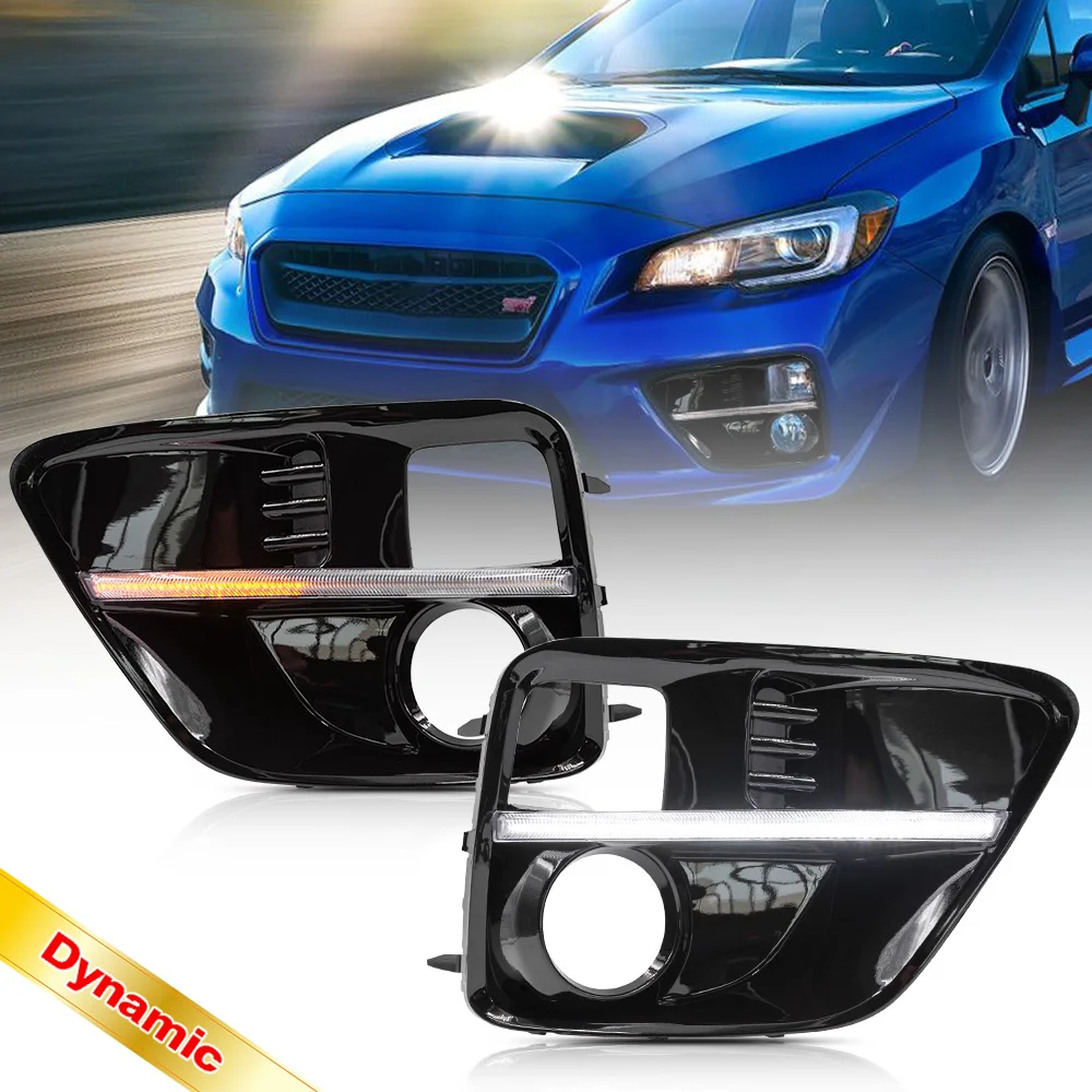 Светодиодные динамичессветодиодный дневные хосветильник для Subaru WRX 2015 2017