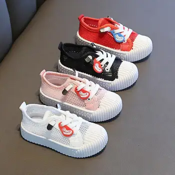 

Spring Summer Kids Casual Shoes Breathable Mesh Children Shoes Single Net Cloth Sports Shoes Casual Boys Shoes Girls Sneakers