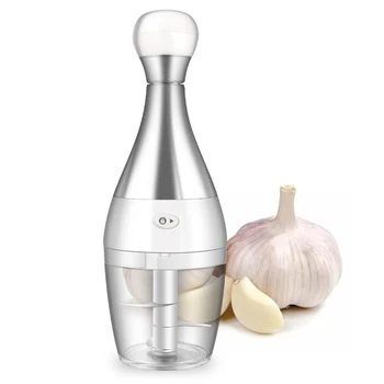 

Mini Portable Manual Time Saving Spiral Multifunctional Meat Grinding Onion Kitchen Tools Crusher Stainless Steel Garlic Chopper