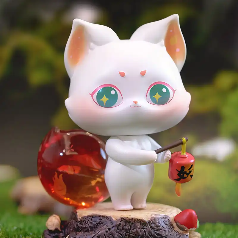 リトルキツネブラインドボックス本物のモンスタータウンシリーズ発光かわいい動物人形トレンド子供人形デスクトップ装飾の装飾のギフト Stationery Set Aliexpress