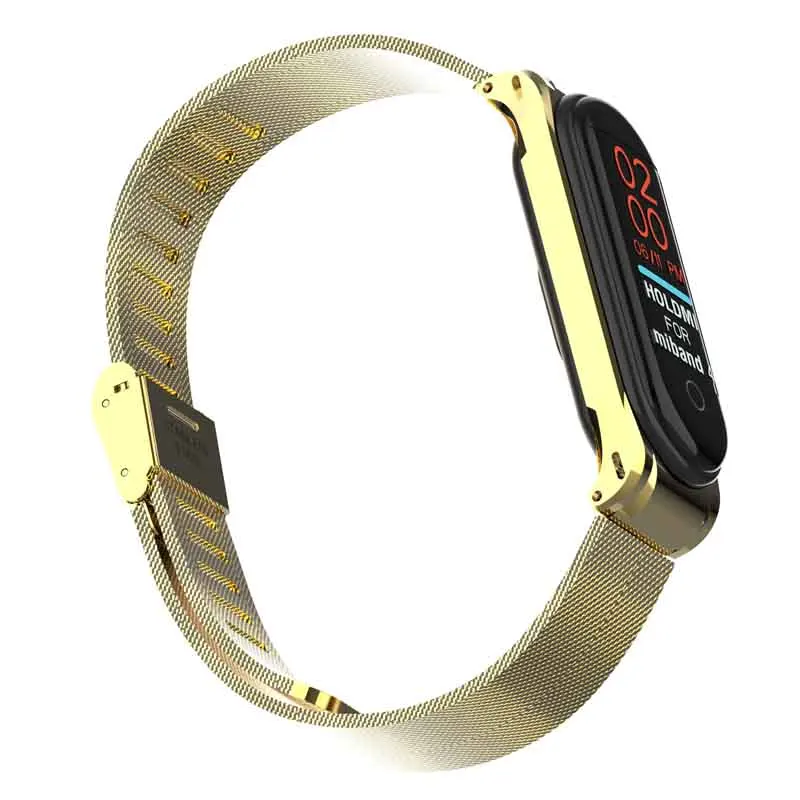 Нержавеющая сталь Correa mi Band 4 3 ремешок металлическое запястье для Xiao mi band 4 фитнес-браслет ремешок для часов ремень Смарт-часы аксессуары