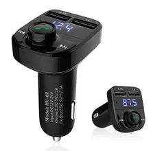 Portable Dual USB Ports Car MP3 Player Hands-free Receiver Music Car MP3 Cigarette Lighter Car FM Transmitter