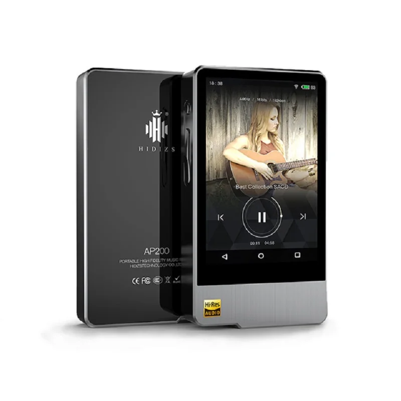 Hidizs AP200 Android Bluetooth HiFi музыкальный плеер 64 Гб встроенная память 3 54 'IPS двойной ES9118C