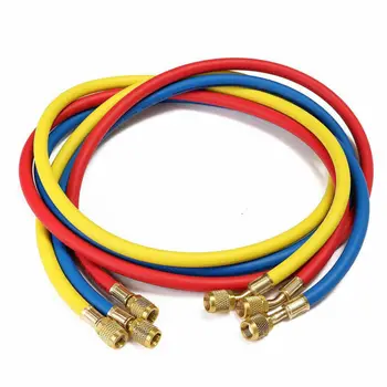 

Set Charging Hoses 600PSI Replacement Refrigeration Corrosion-resistant