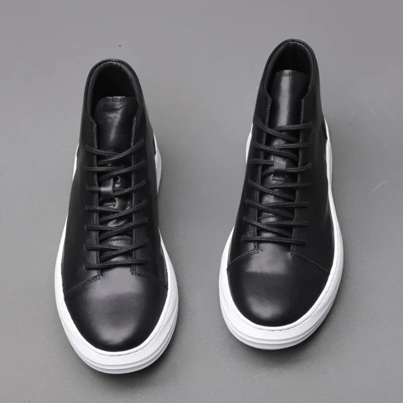 Top Brand Mens Genuine Leather Shoes 