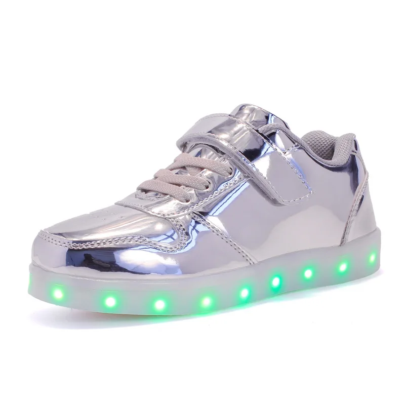 children's shoes for sale Size 25-37 Children Led Light Up Sneakers Luminous Sneakers for Boys Girls Hook Loop Glowing Shoes Kids Casual Shoes with Light extra wide fit children's shoes Children's Shoes