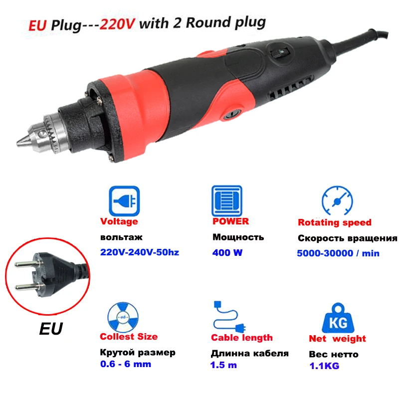 Ceny 400W grawer Dremel wiertarka elektryczna grawerowanie Pen Grinder Mini wiertarka DIY wiertarka elektryczne narzędzie obrotowe mini młyn szlifierka