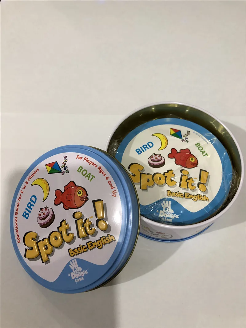 Dobbles Spot Cards It Hip 7 английская версия настольная игра высокое качество оригинальная