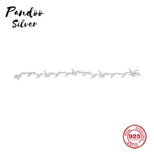 Модная подвеска Стерлинговое Серебро копия 1:1, Регулируемый Серебряный браслет с ласточкой для женщин Monaco Роскошные ювелирные изделия подарок