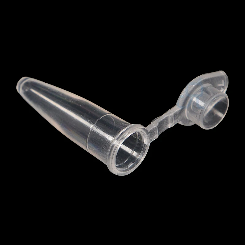 1000PCS 0.2ml/0.5ml/1.5ml Clear Micro Plastic Test Tube Centrifuge Vial Snap Cap Laboratory centrifuge tube