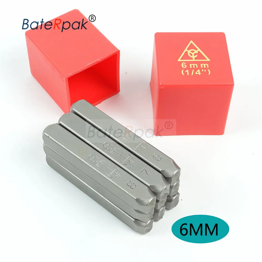 Стандартный номер батареи 6 мм штамп для номера шасси автомобиля (0 8) 9 шт./корт.|punch