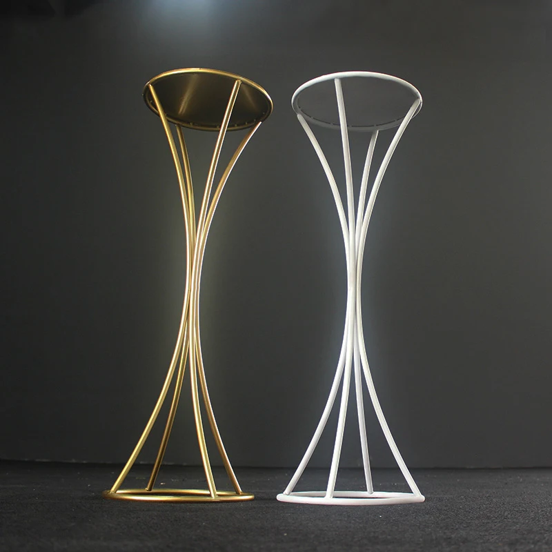  2019 New Wedding Props Wrought Iron Main Table Flower Flower Shelf Wedding Decoration Decoration T 