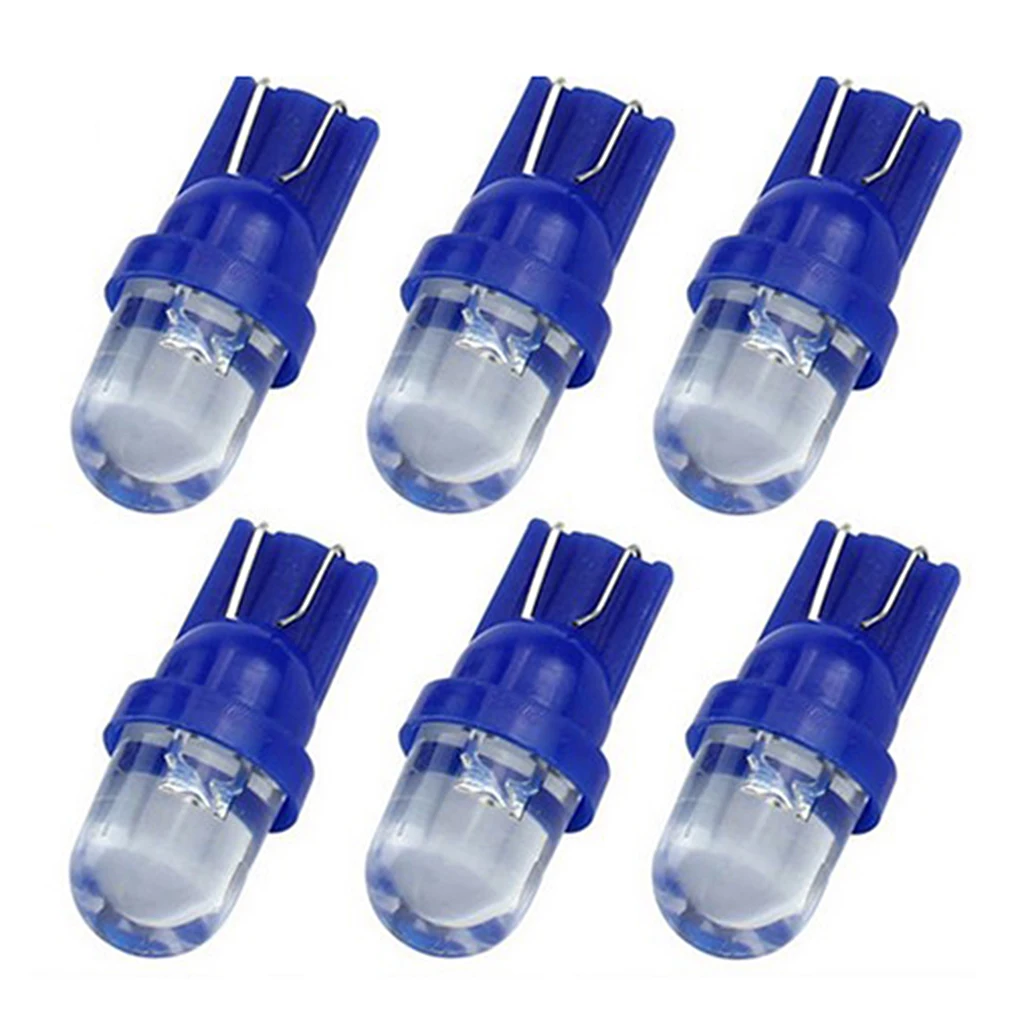 Pack of 6 T10 1W Wedge Car Light Lamp Blub 168 194 2825 LED Interior Lights