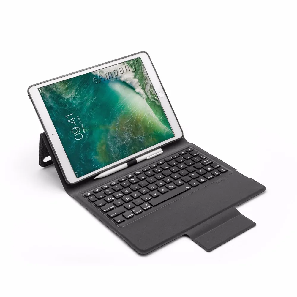 7 Backlit Keyboard Case For Apple iPad Pro 10.5 A1701 A1709 A1852 Case for iPad Pro 10.5 Keyboard Cover Ultra Thin+Flim+Pen