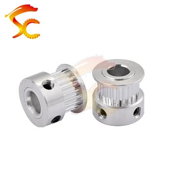 

2pcs/Lot 20 teeth T2.5 Timing Pulley For Width 6mm Bore 5mm and 8mm T2.5 open timing belt 20Tooth Trapezoid 3D printer (20teeth)