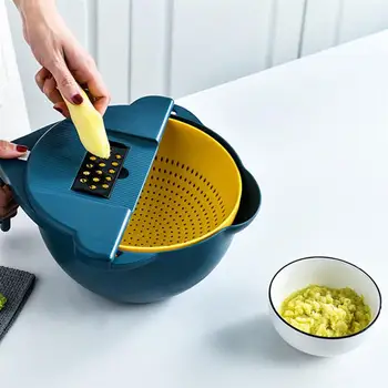 

12Pcs/Set Kitchen Vegetable Slicer Multi-Functional Vegetable Cutter With A Ribbon Hand Shaver Kitchen Accessories(Random Color)