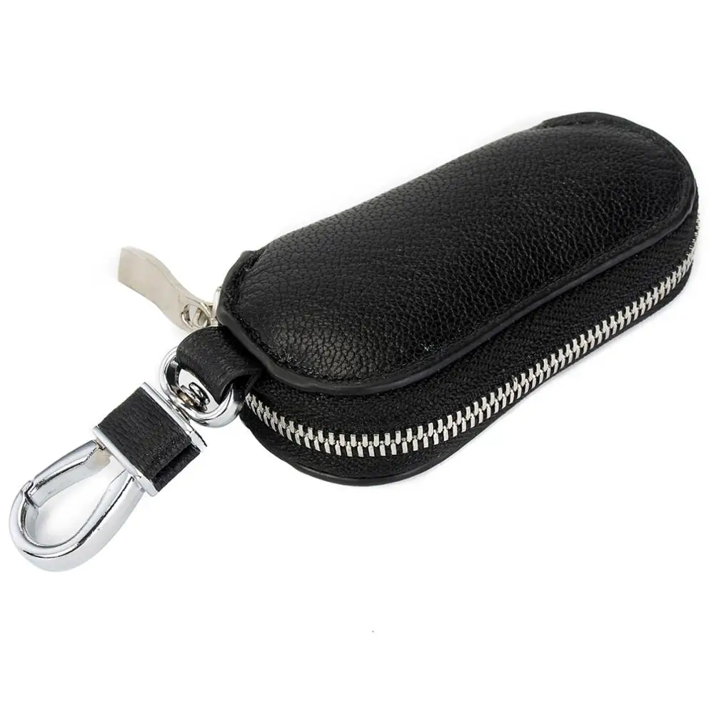 

Sheepskin Leather Keychain Motorcycle Wallet Key Bag For Harley D40