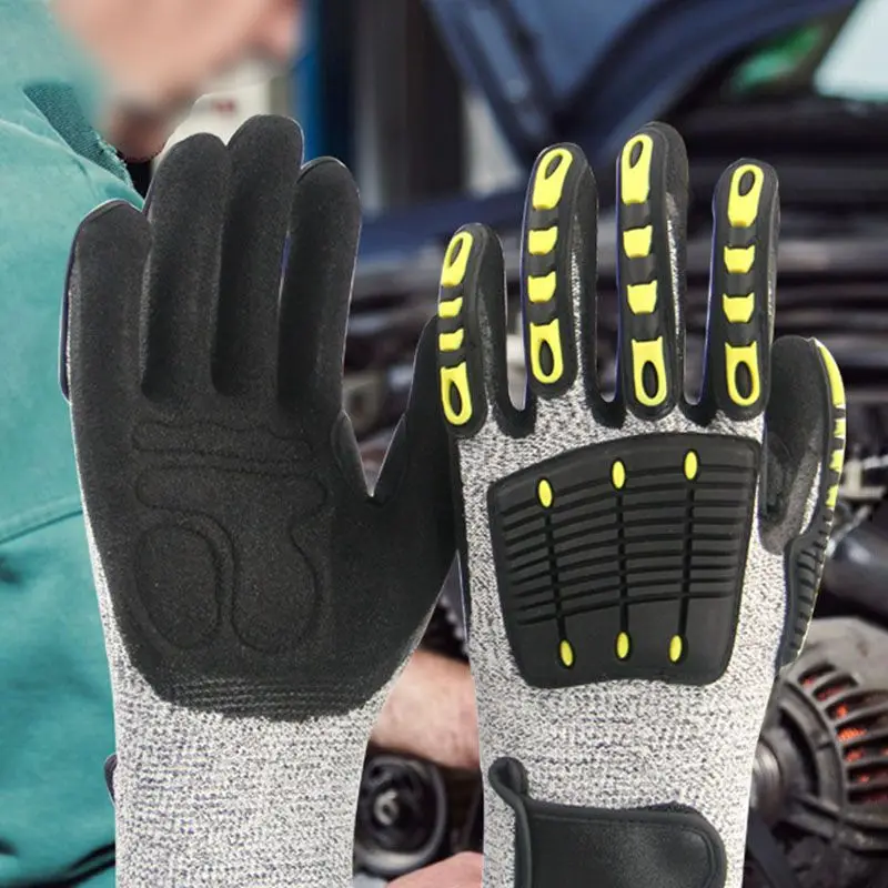

Multifunction Non-slip Wear-resistant Oil Proof Shockproof Hand Protection Safety Work Gloves Anti-collision Mechanical Gloves