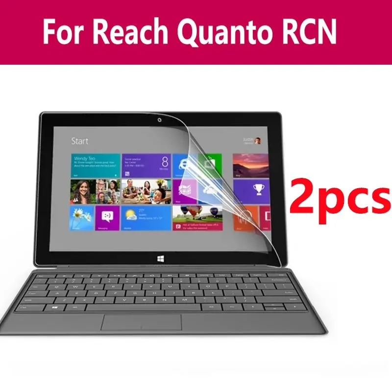

Top 2x Films +2x Clean Cloths , Matted Screen Protector Film Protective Guards For Notebook Tablet For Reach Quanto Rcn