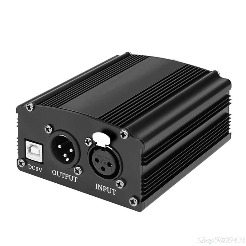 Портативный 1-канальный USB-кабель с фантомным питанием 48 В XLR 3-контактный