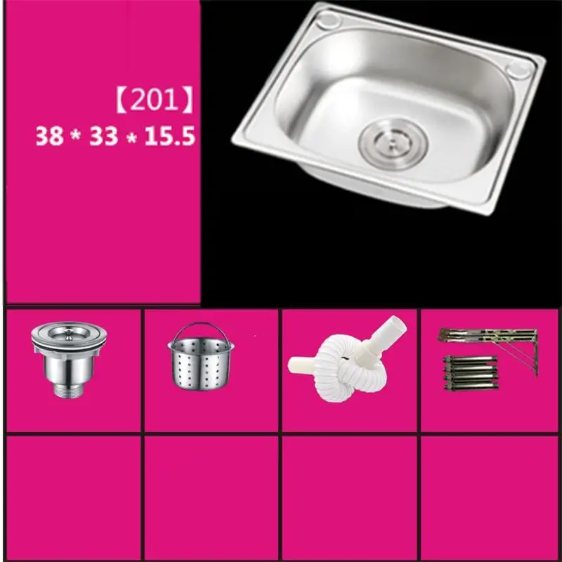 Version D Gootsteen Lavello Cucina Evier Acero Inoxidable кухня De Cocina Lavabo Fregadero Cuba Pia Cozinha мойка для овощей - Цвет: Version D