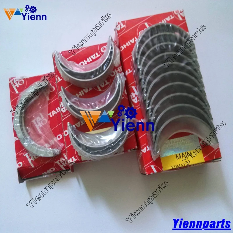 Для Yanmar 3D84 3TNA84 3TNB84 3TNE84 3TNV84 комплект подшипников коленчатого вала подшипника