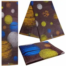 Горячая африканские настоящие принты java восковая ткань, батик материал хлопок для вечернего платья Анкара восковая ткань s 6 ярдов! DF-4510