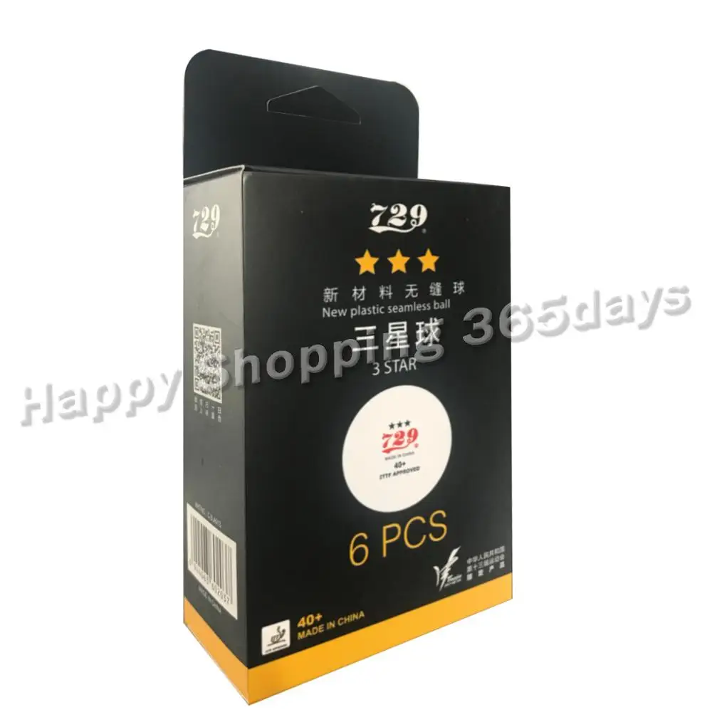 12x RITC 729 40 + Новые пластиковые бесшовные 3 звезды белые мячи для настольного