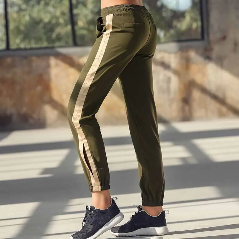 Спортивные штаны для девушек, летние штаны для бега в спортзале, женские быстросохнущие тренировочные брюки, Фитнес тренировочные брюки для йоги, бега, спортивная одежда - Цвет: Green Yoga Pants