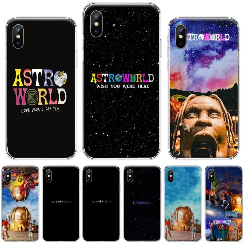 Astroworld singer Travis Scott USA Black TPU Soft Phone Case Cover For iphone 4 4s 5 5s 5c se 6 6s 7 8 plus x xs xr 11 pro max | Мобильные