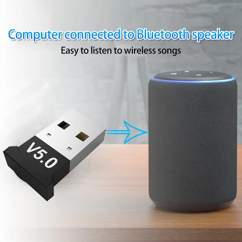 USB Bluetooth 5 0 адаптер передатчик приемник аудио ключ беспроводной для компьютера