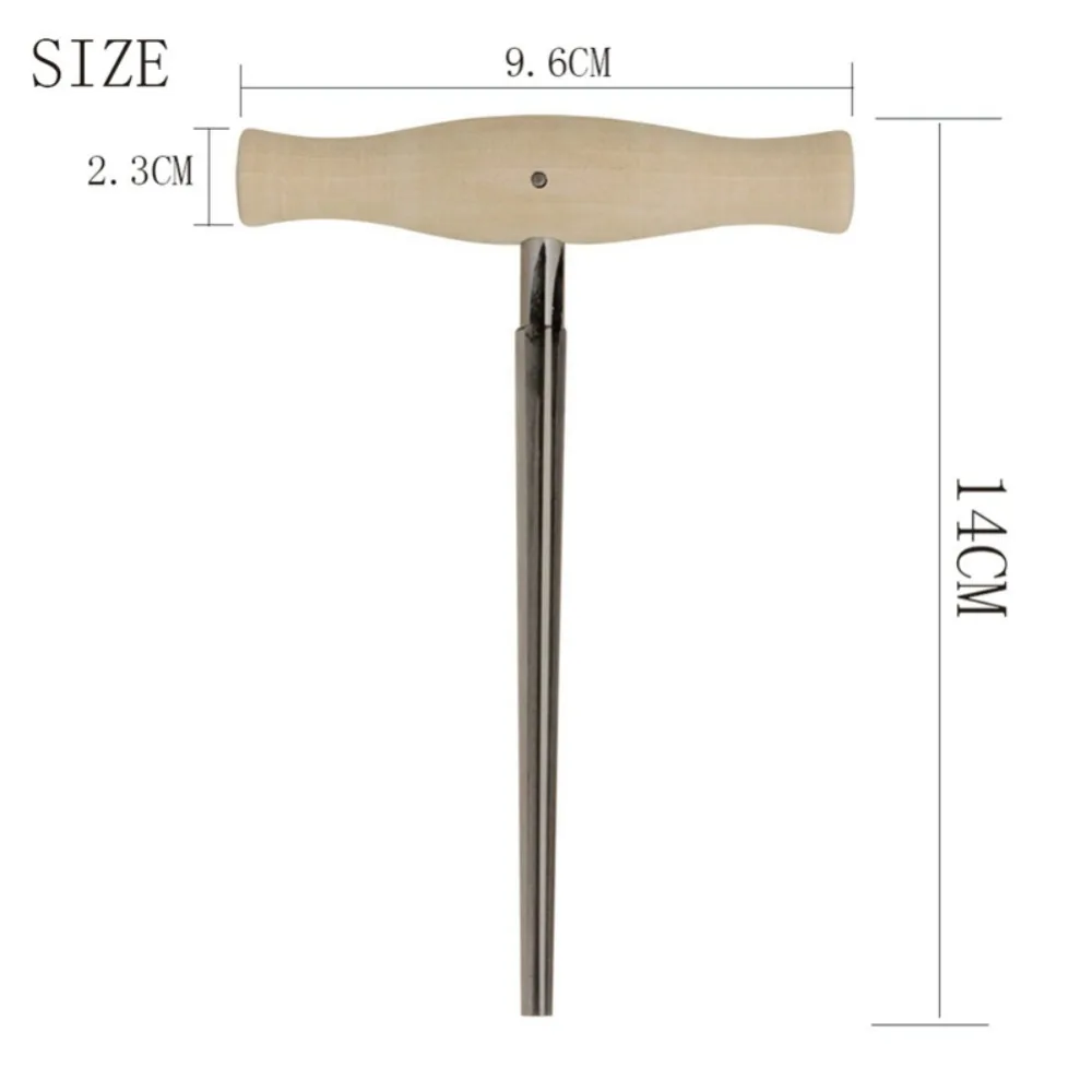 Violin Tool Violin/Viola Peg Reamer 1:30 Taper High-speed Steel Violin Reamer Violin Neck Repair Luthier Tool Wood Handle